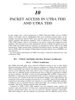 Tài liệu Nhiều giao thức truy cập đối với truyền thông di động P10 doc