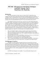 Tài liệu Microprocessor Interfacing Techniques Lab VIEW Tutorial Part 1 docx