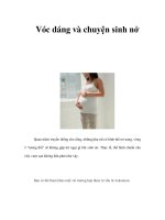 Tài liệu Vóc dáng và chuyện sinh nở ppt