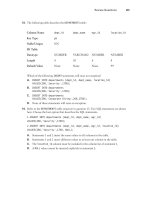 Tài liệu OCA: Oracle Database 11g Administrator Certified Associate- P8 docx