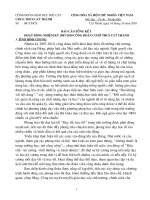 Tài liệu BÁO CÁO CÔNG ĐOÀN