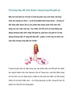 Tài liệu Thương hiệu đồ chơi thành công trong thế giới ảo pptx