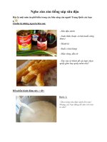 Tài liệu Nghe zòn zòn tiếng súp sữa đậu docx