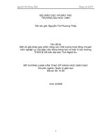 Một số giải pháp góp phần nâng cao chất lượng hoạt động dạy học của giáo viên khoa học cơ bản ở các trường trung cấp nghề trên địa bàn tỉnh nghệ an 