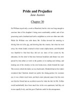 Tài liệu LUYỆN ĐỌC TIẾNG ANH QUA TÁC PHẨM VĂN HỌC-Pride and Prejudice -Jane Austen -Chapter 30 ppt