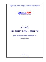 Cơ sở kỹ thuật điện, điện tử 
