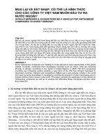 Mua lại và sáp nhập