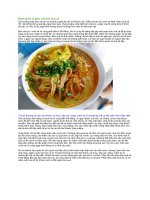 Đánh thức vị giác với bún chả cá 