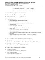 Tài liệu CTy Thủy Sản An Giang - Báo cáo tóm tắt quý 1 năm 2008 pptx