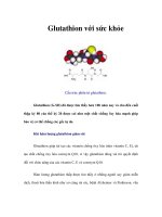 Tài liệu Glutathion với sức khỏe doc