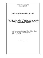 Tìm hiểu đặc điểm của các tôn giáo bản địa ấn độ trong sợ đối sánh với các tôn giáo lớn ở tây á 