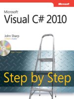 Microsoft  visual step by step  c# 2010