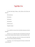 Tài liệu Ngộ Độc Cóc pptx