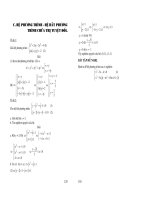 Tài liệu Phương trình chứa dấu giá trị tuyệt đối - Phạm Thành Luân pdf