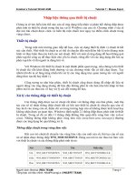 Tài liệu Nhập liệu thông qua thiết bị chuột doc