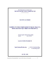 nghiên cứu phát triển kinh tế trang trại của đồng bào dân tộc thiểu số tỉnh sơn la 
