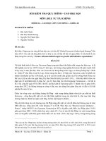 Tiểu luận đầu tư tài chính 