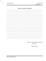 Tính toán thiết kế các kích thước của hộp số 