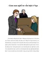 Tài liệu Gian nan nghề tư vấn luật ở Nga pdf