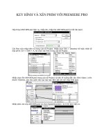 Tài liệu Key hình và xen phim với Premiere Pro (P2) doc