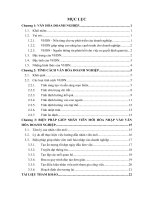 Đề tài tính cách của văn hóa doanh nghiệp 