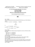 Tài liệu ĐỀ 2 ĐÁP ÁN THI HSG NH 2008 -2009