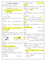 Tài liệu Trắc nghiệm sóng điện từ + đáp án doc