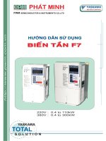 Tài liệu Sử dụng biến tần F7 pdf