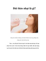 Tài liệu Đái tháo nhạt là gì? docx