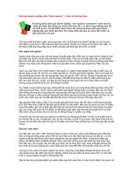 Tài liệu Định giá doanh nghiệp kiểu “Real options” – thực mà không thực docx