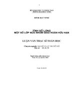 Tính số lượng một số lớp nửa nhóm giao hoán hữu hạn 