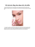 Tài liệu Lấy lại sức sống cho nhan sắc yêu kiều pptx
