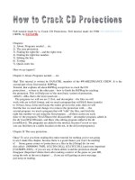 Tài liệu How to Crack CD Protections pptx