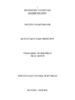 Quản lý qos và qoe trong IPTV 