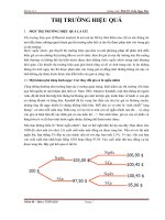 THỊ TRƯỜNG HIỆU QUẢ 