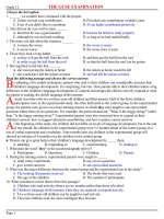 Tài liệu THE GCSE EXAMINATION 002