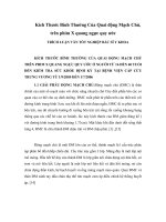 Tài liệu Kích Thước Bình Thường Của Quai động Mạch Chủ, trên phim X quang ngực quy ước doc