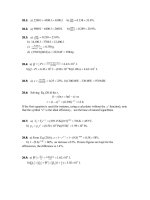 Tài liệu Physics exercises_solution: Chapter 20 pptx