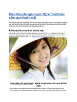 Giao tiếp phi ngôn ngữ 