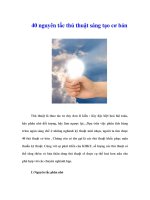 Tài liệu 40 nguyên tắc thủ thuật sáng tạo cơ bản pptx