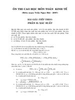 Tài liệu Toán kinh tế pptx