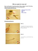 Tài liệu Mắc áo made by teens nà! doc