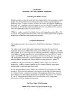 Tài liệu Measuring Your True Equipment Productivity docx