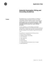 Tài liệu Industrial Automation Wiring and Grounding Guidelines pdf