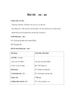 Tài liệu Tiếng việt lớp 1 - Bài 44: on - an pdf