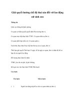 Tài liệu Giải quyết hưởng chế độ thai sản đối với lao động nữ sinh con doc