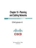 Tài liệu Chapter 10 - Planning and Cabling Networks CCNA Exploration 4.0 ppt