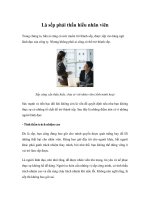 Tài liệu Là sếp phải thấu hiểu nhân viên docx