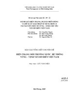 Hiện trạng môi trường nước hệ thống vũng vịnh ven bờ biển việt nam 