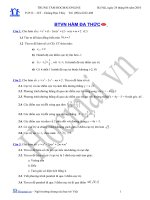 Tài liệu Các bài toán hàm đa thức (Bài tập và hướng dẫn giải) ppt